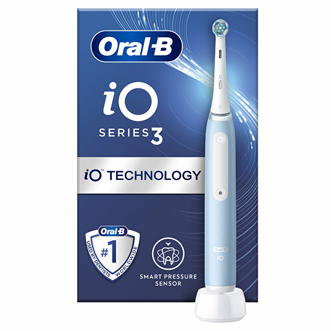Oral B IO Series 3 Ice Blue Electric Toothbrush Unisex