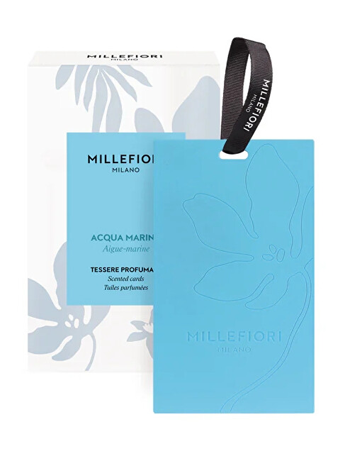 Millefiori Milano Acqua Marina Scented Cards 3 pcs namų kvapas