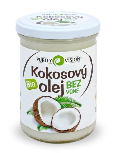 Purity Vision BIO Coconut oil without odor 120ml sveikatos apsaugai