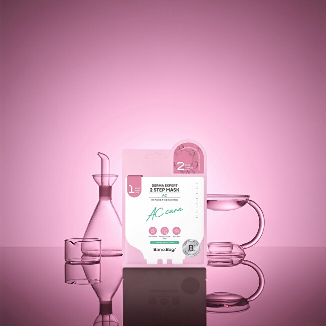 BANOBAGI Two-phase mask for problematic skin Derma Expert AC (2 Step Mask) 25+2 g vietinės priežiūros priemonė