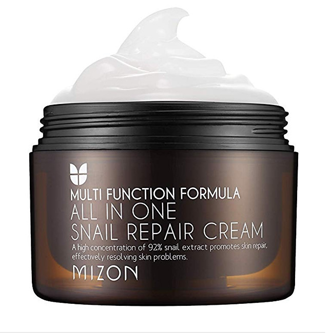 Mizon Regenerating face cream with snail secretion filtrate 92% (All In One Snail Repair Cream) 120ml vietinės priežiūros priemonė