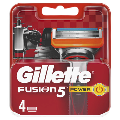 Gillette Replacement heads Gillette Fusion Power 4 pieces skustuvo galvutė