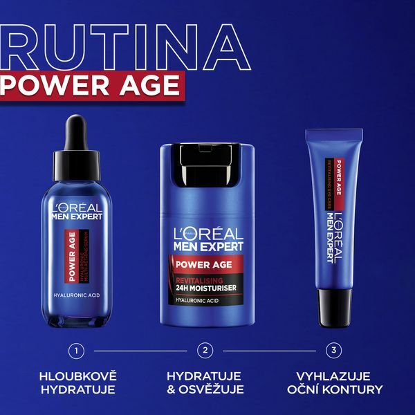 L&acute;Or&eacute;al Paris Revita l 24h moisturizing cream Men Expert Power Age ( Revita l ising 24H Moisturiser) 50 ml 50ml Vyrams