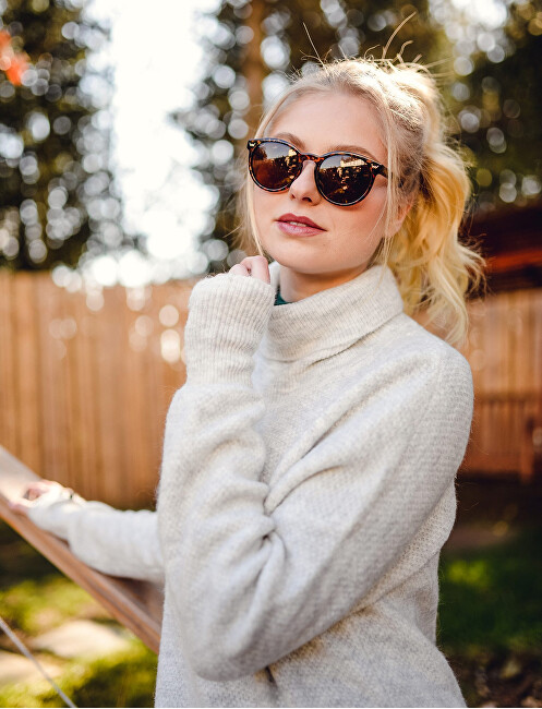 Vuch D&aacute;msk&eacute; polarizačn&iacute; slunečn&iacute; br&yacute;le Foxy Design Brown akiniai nuo saulės