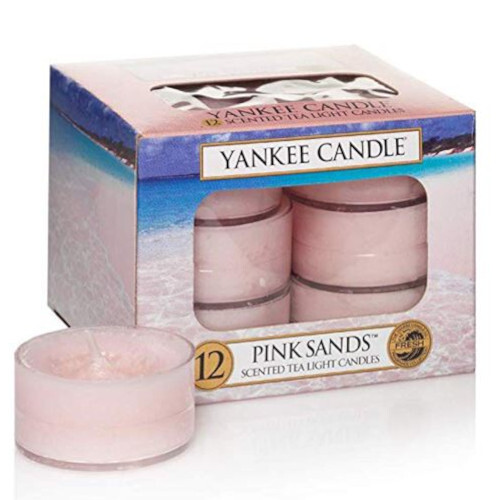 Yankee Candle Aromatic tealights Pink Sands 12 x 9.8 g Kvepalai Unisex