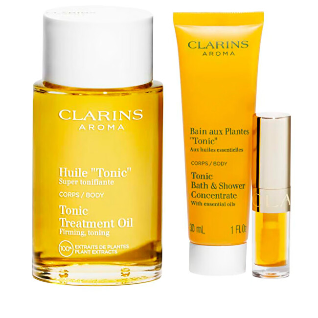 Clarins Tonic Ritual Kit Gift Set liekninamasis kremas