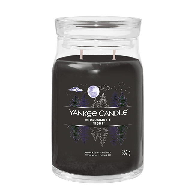 Yankee Candle Aromatic candle Signature large glass Midsummer´s Night 567 g Unisex