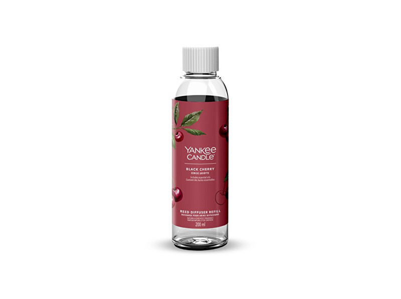 Yankee Candle Replacement refill for the aroma diffuser Signature Black Cherry Reed 200 ml 200ml Unisex