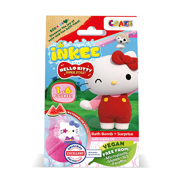 INKEE Hello Kitty surprise bath bomb Vonios ir du&scaron;o priemonė