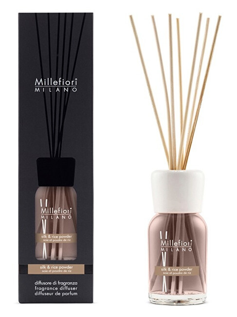 Millefiori Milano REED DIFFUSER 250ML SILK & RICE POWDER Unisex