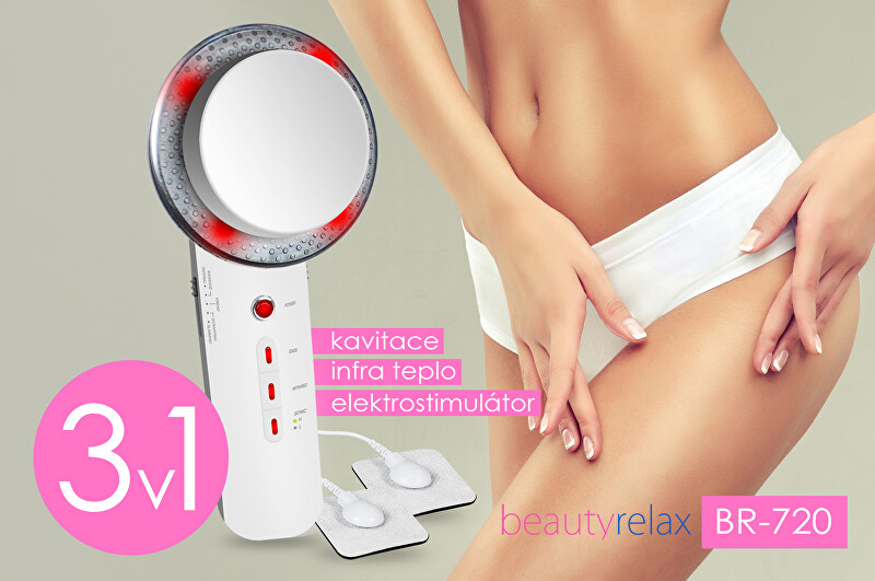 BeautyRelax 3-in-1 ultrasonic cavitation BR-720 prietaisas masažui