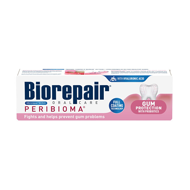 Biorepair Peribioma Gum Protection Toothpaste 75 ml 75ml Dantų emalį stiprinanti priemonė