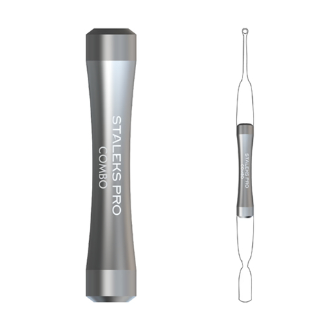 STALEKS Handle for manicure tools Uniq 10 (Handle of the Pusher Combo) Manikiūro priemonė