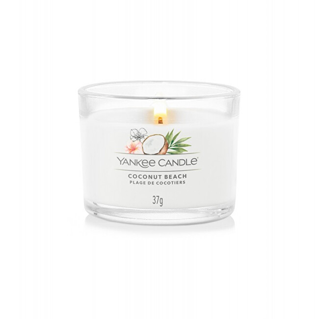 Yankee Candle Votive candle in Coconut Beach glass 37 g Unisex