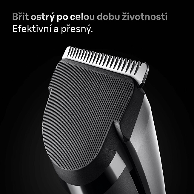 Braun Series 7 Hair Clipper HC7590 Space Grey plaukų segtukas