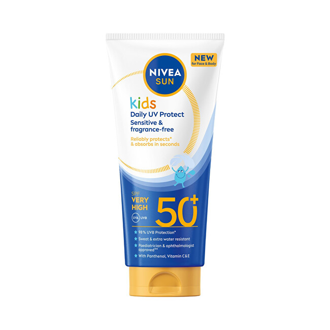 Nivea Sunscreen milk SPF 50+ Kids Daily UV Protect Milk Dekoratyvinė kosmetika