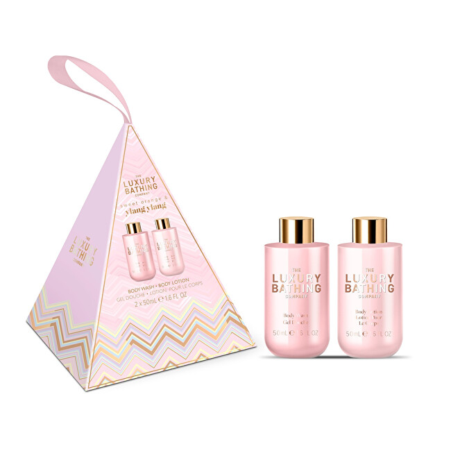 Grace Cole Mini body care gift set Orange & Ylang Ylang 2 pcs Vonios ir du&scaron;o priemonė Moterims