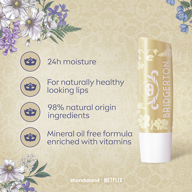 Labello Bridgerton Vanilla Biscuit Lip Balm 4.8 g lūpų balzamas