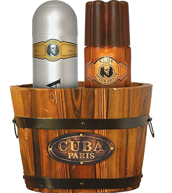 Cuba Gold - voda po holen&iacute; 100 ml + deodorant 200 ml 100ml Gold - voda po holen&iacute; 100 ml + deodorant 200 ml Vyrams Rinkinys
