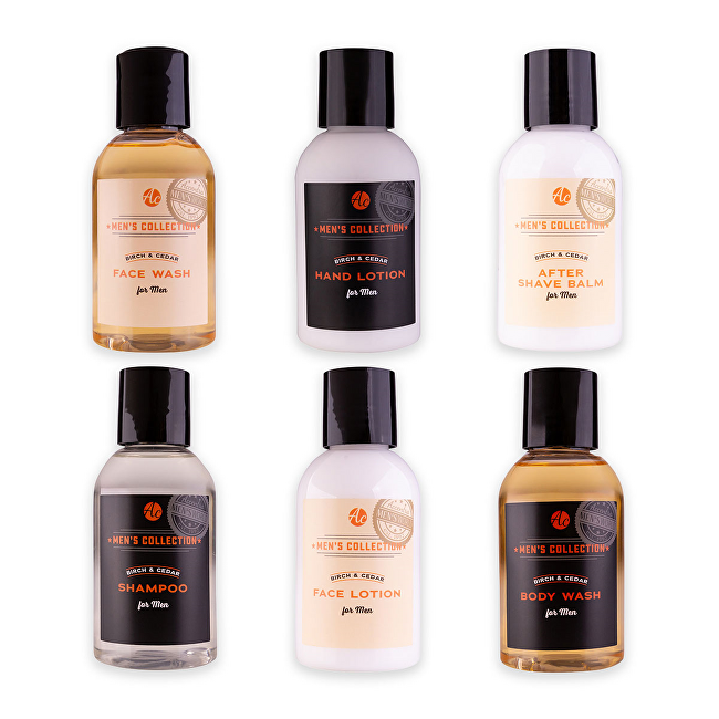 Accentra MEN'S COLLECTION gift set, six-pack in a wire basket, Vyrams