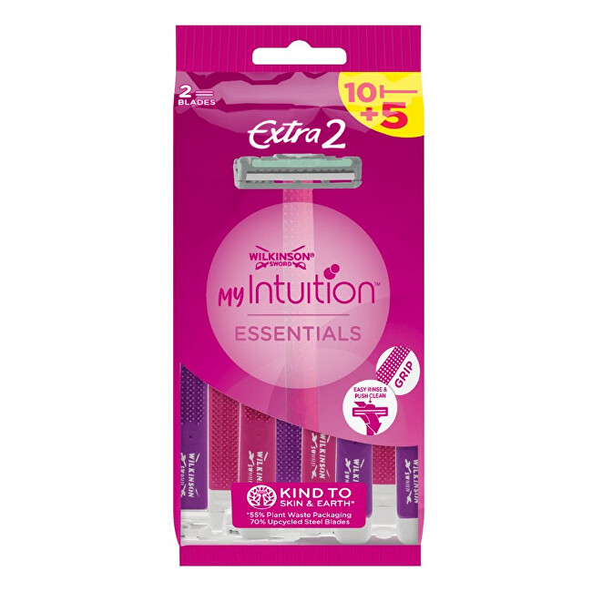 Wilkinson Sword My Intuition Essentials Disposable Razor 10 + 5 pcs Moterims
