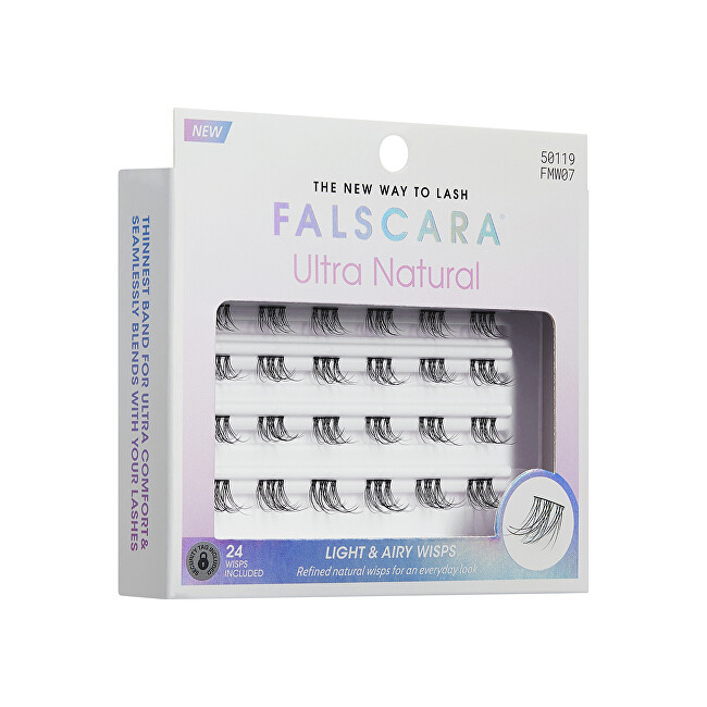 Kiss Falscara False Eyelashes (Multipack) 07 24 pcs dirbtinės blakstienos