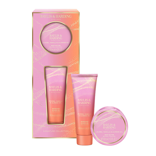 Baylis & Harding Jojoba, Vanilla & Almond Oil Gift Set 2 pcs Moterims