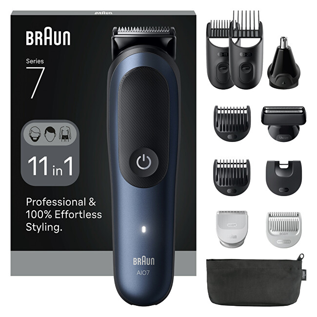 Braun Multifunctional trimmer 11 in 1 Series 7 AIO7540 Dark Blue Vyrams