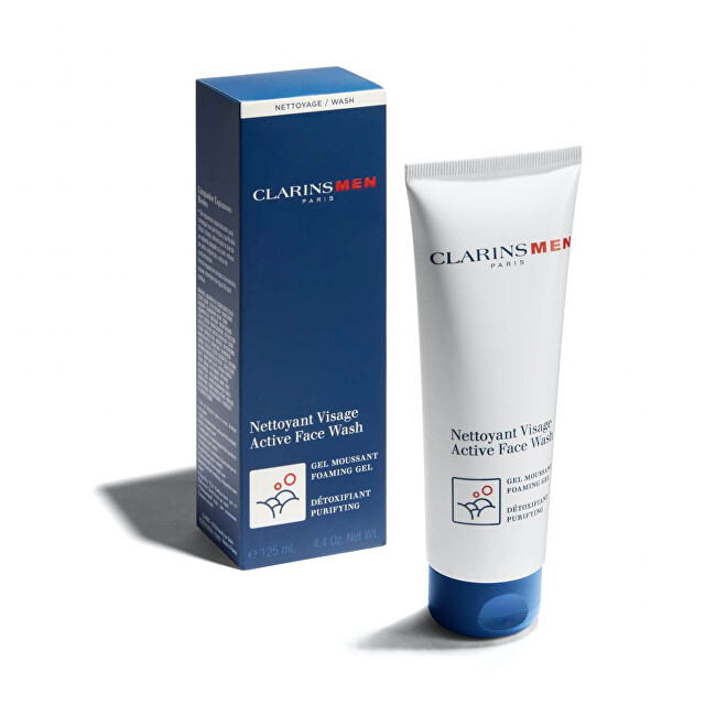 Clarins Cleansing Foaming Gel for Men Men ( Active Face Wash) 125 ml 125ml makiažo valiklis