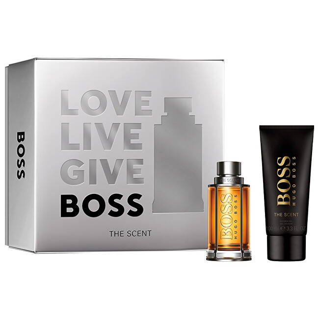Hugo Boss Boss The Scent - EDT 50 ml + shower gel 100 ml 50ml Boss The Scent - EDT 50 ml + shower gel 100 ml Kvepalai Vyrams Rinkinys