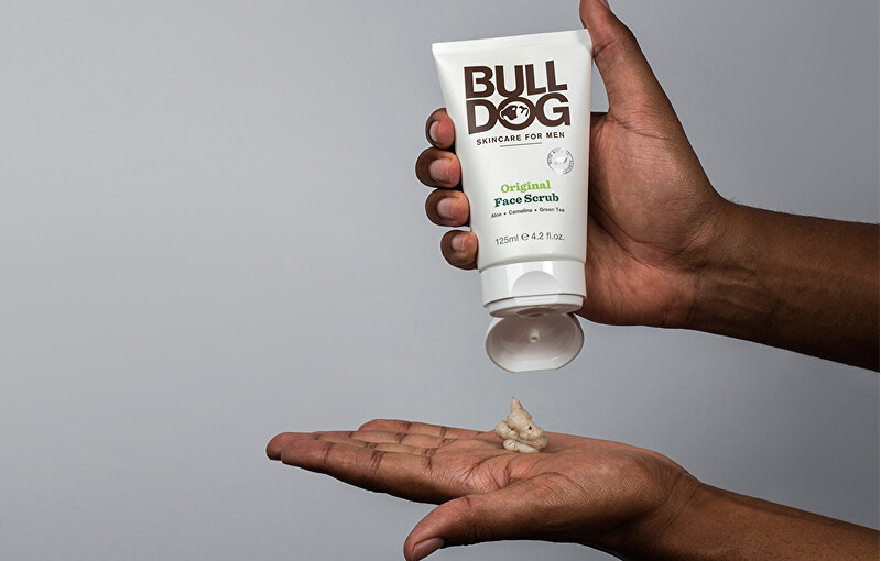 Bulldog Skin peeling for men for normal skin Original Face Scrub 125 ml 125ml makiažo valiklis