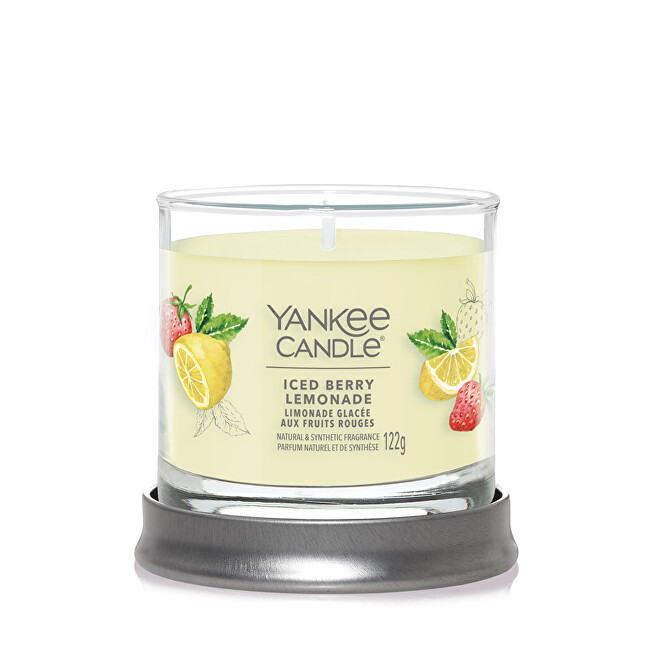 Yankee Candle Aromatic candle Signature tumbler small Iced Berry Lemonade 122 g Kvepalai Unisex