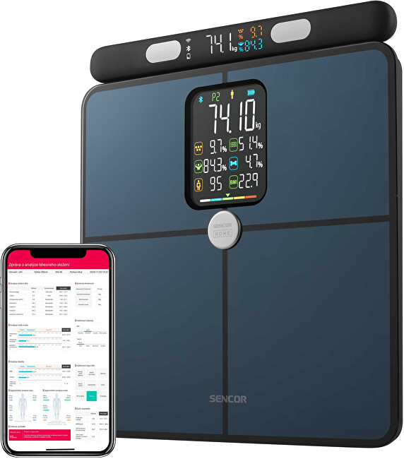 Sencor Personal scale SBS 9102BK Unisex