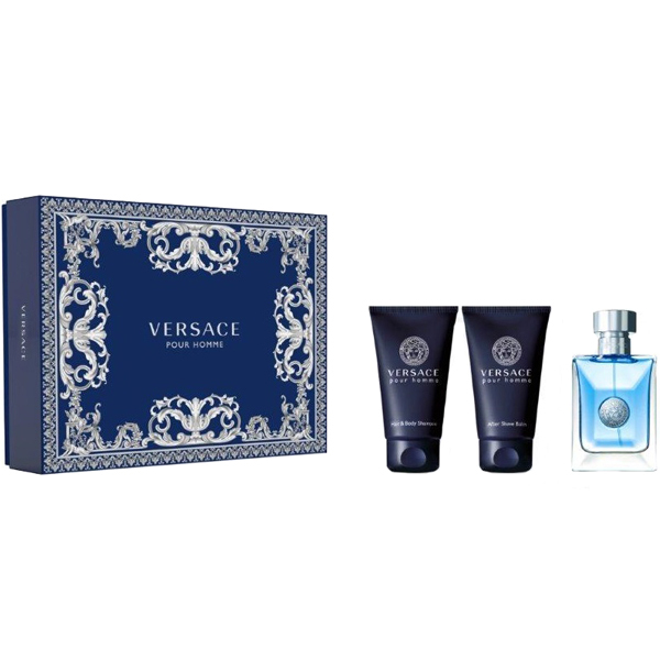 Versace Pour Homme - EDT 50 ml + shower gel 50 ml + aftershave 50 ml 50ml Pour Homme - EDT 50 ml + shower gel 50 ml + aftershave 50 ml Kvepalai Vyrams Rinkinys