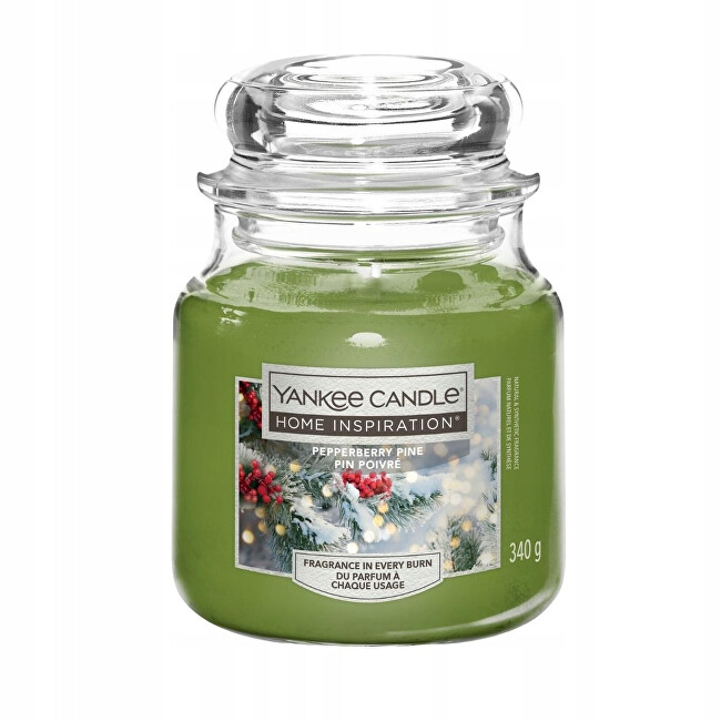 Yankee Candle Home Inspiration Pepperberry Pine Scented Candle 340 g kvepianti žvakė