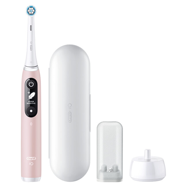Oral B Electric toothbrush Series iO 6 Pink dantų &scaron;epetėlis