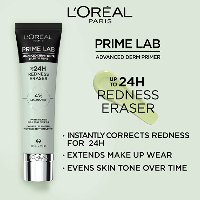 L'Or&eacute;al Paris Foundation base for makeup Prime Lab Redness Eraser (Advanced Derm Primer) 30 ml 30ml primeris