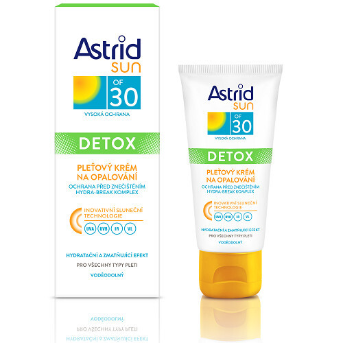 Astrid OF 30 Sun Detox sunscreen 50 ml 50ml Moterims