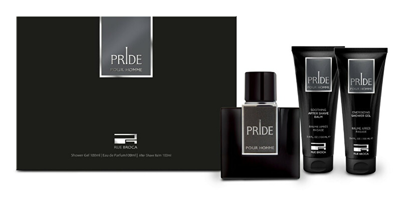 Rue Broca Pride Homme - EDP 100 ml + sprchový gel 100 ml + balzám po holení 100 ml 100ml Pride Homme - EDP 100 ml + sprchový gel 100 ml + balzám po holení 100 ml Vyrams Rinkinys