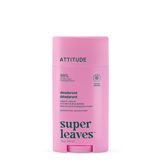 Attitude Natural deodorant Super Leaves Coconut & forest fruits 75 g Moterims