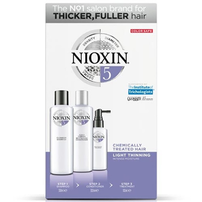Nioxin Gift Set for Chemically Treated Hair System 5 Unisex