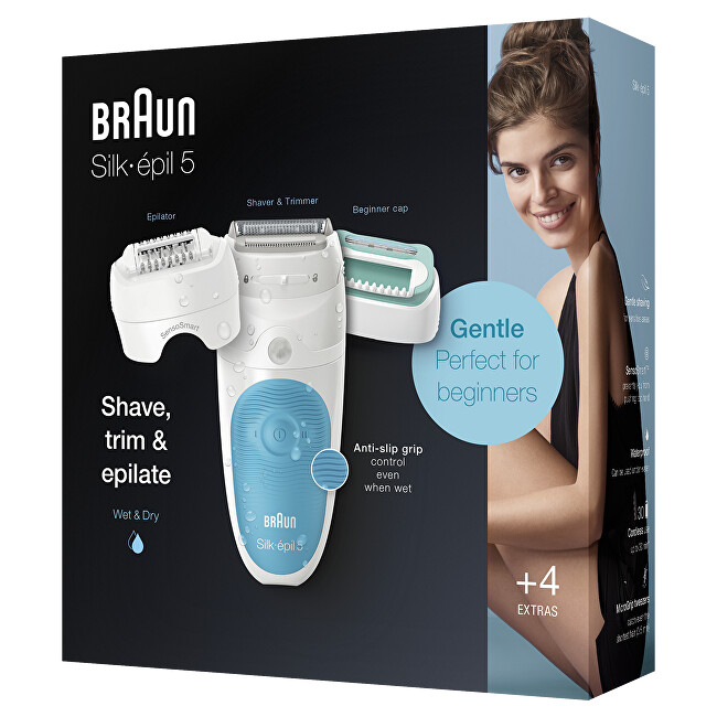 Braun Epilator Silk-&eacute;pil 5-610 Blue depiliavimo prietaisas