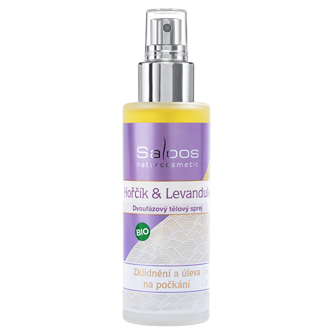 Saloos Two-phase body spray Organic Magnesium & Lavender 100 ml 100ml Unisex