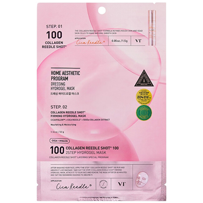 VT Cosmetics Collagen Reedle Shot 100 Sheet Mask 1.5 g + 33 g Moterims