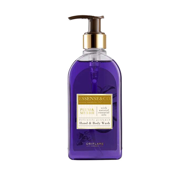 Oriflame Liquid hand and body soap with plums and myrrh (Hand & Body Wash) 300 ml 300ml Moterims