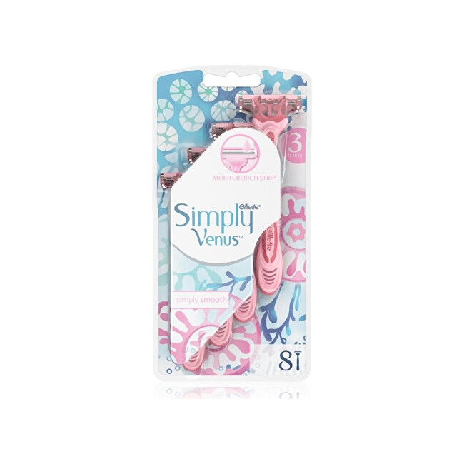 Gillette Swift razor Simply Venus 3 3 pcs skustuvo galvutė