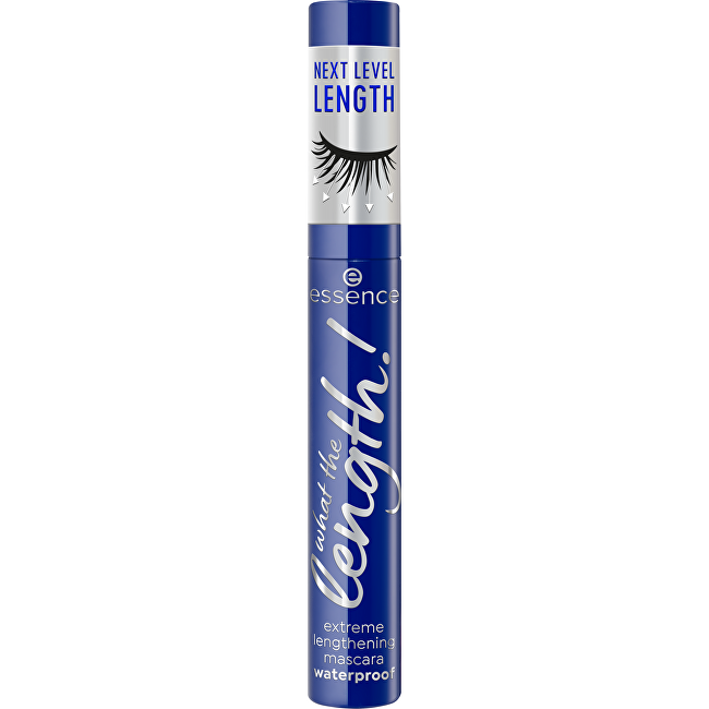 Essence Waterproof Mascara What the Length! Waterproof Mascara 10 ml Black blakstienų tu&scaron;as