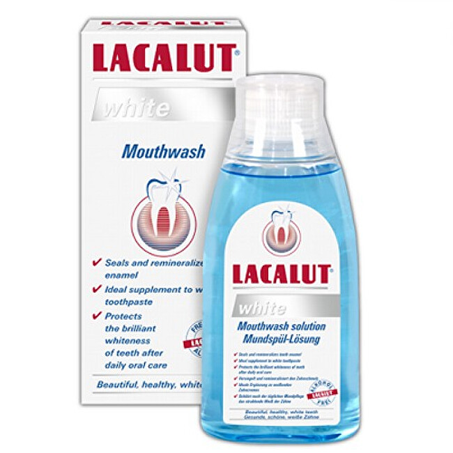 Lacalut White Mouthwash White 300 ml 300ml Unisex