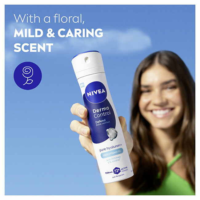 Nivea Antiperspirant spray Derma Control Defend (Antiperspirant) 150 ml 150ml dezodorantas