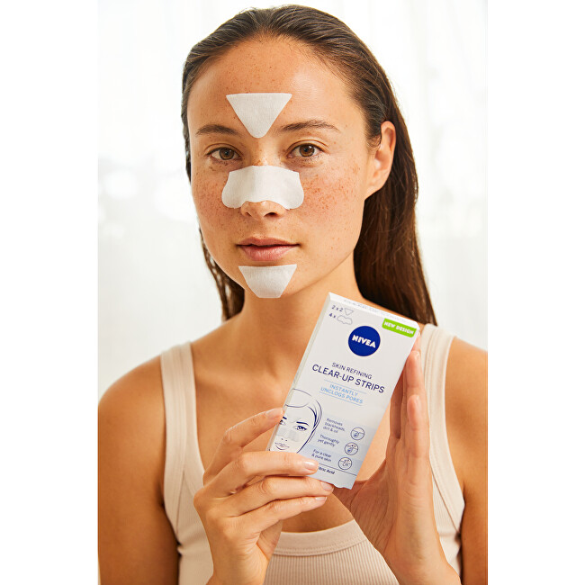 Nivea Refreshing Cleanser patch (Refining Clear-Up Strips) 6 pieces makiažo valiklis